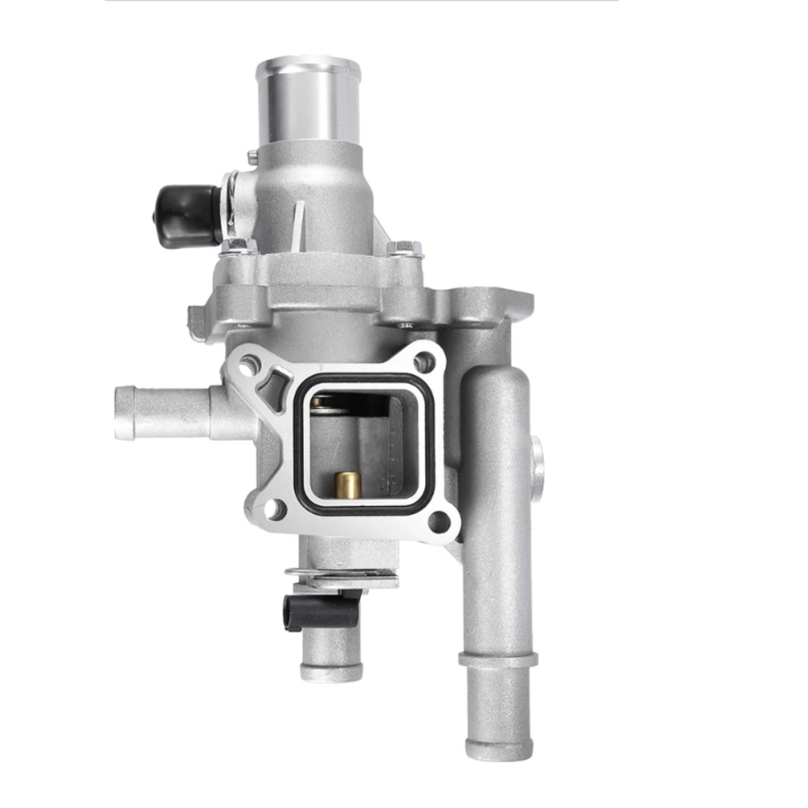 Engine Thermostat Assembly Compatible With Chevrolet For Sonic 2012 2013 2014 25199824 55577284 55579951 96984103 15-81816 902-033 Coolant Thermostat Housing