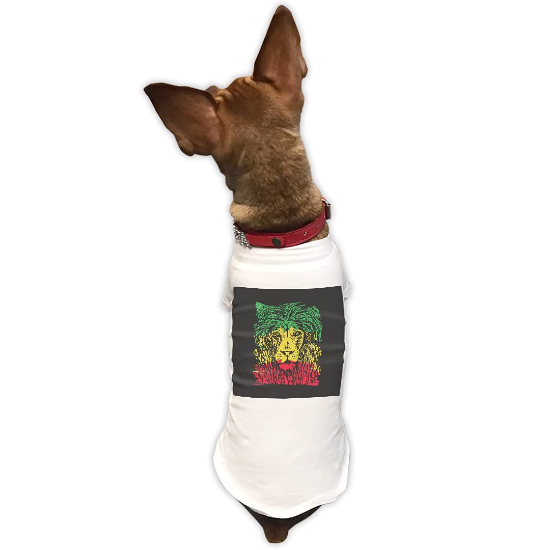 Amazon.co.jp: 犬服 Tシャツ Lサイズ 小型犬用 袖あり 半袖 ホワイト 