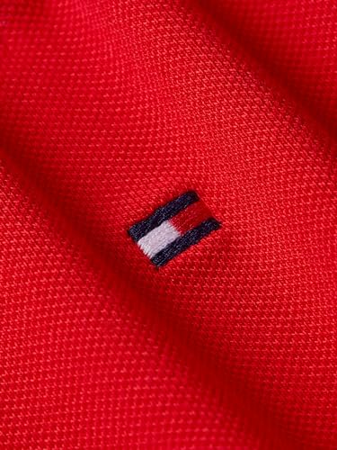 Tommy Hilfiger Damen Poloshirt Kurzarm 1985 Slim Pique Polo Ss Slim Fit, Rot (Fierce Red), XXS 5