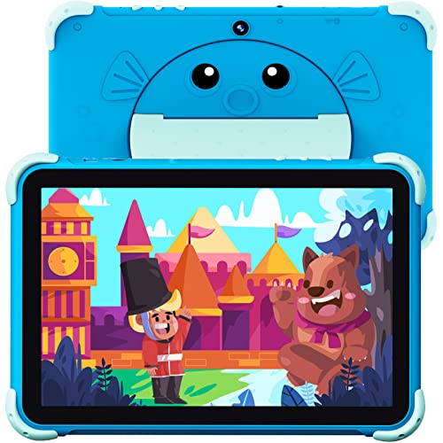 Yinoche Kids Tablet 10.1 Inch Android Toddler Tablet For Kids Children Tablets For Toddlers With Dual Camera 2Gb 32Gb Rom 1280X800 Hd Ips Touch Screen Parental Control Youtube Netflix (Ice Blue) #TOP2
