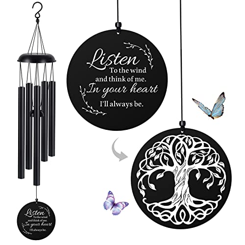 Sympathy Wind Chimes for Loss of Loved One Memorial Windchimes for Lost Father Mother Friends Remembrance Bereavement Gift with Card