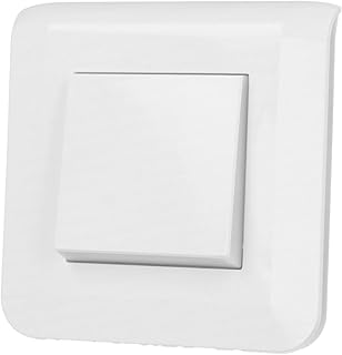 LEGRAND | Interrupteur Ou Va-Et-Vient Mosaic, Blanc Complet Avec Plaque, Raccordement Par Bornes Automatiques, Finition Brillante, Fixation À Vis