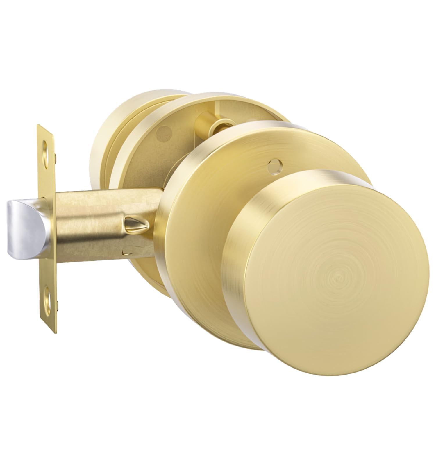 Goldenwarm Matte Black Door Knobs - 6 Pack -23