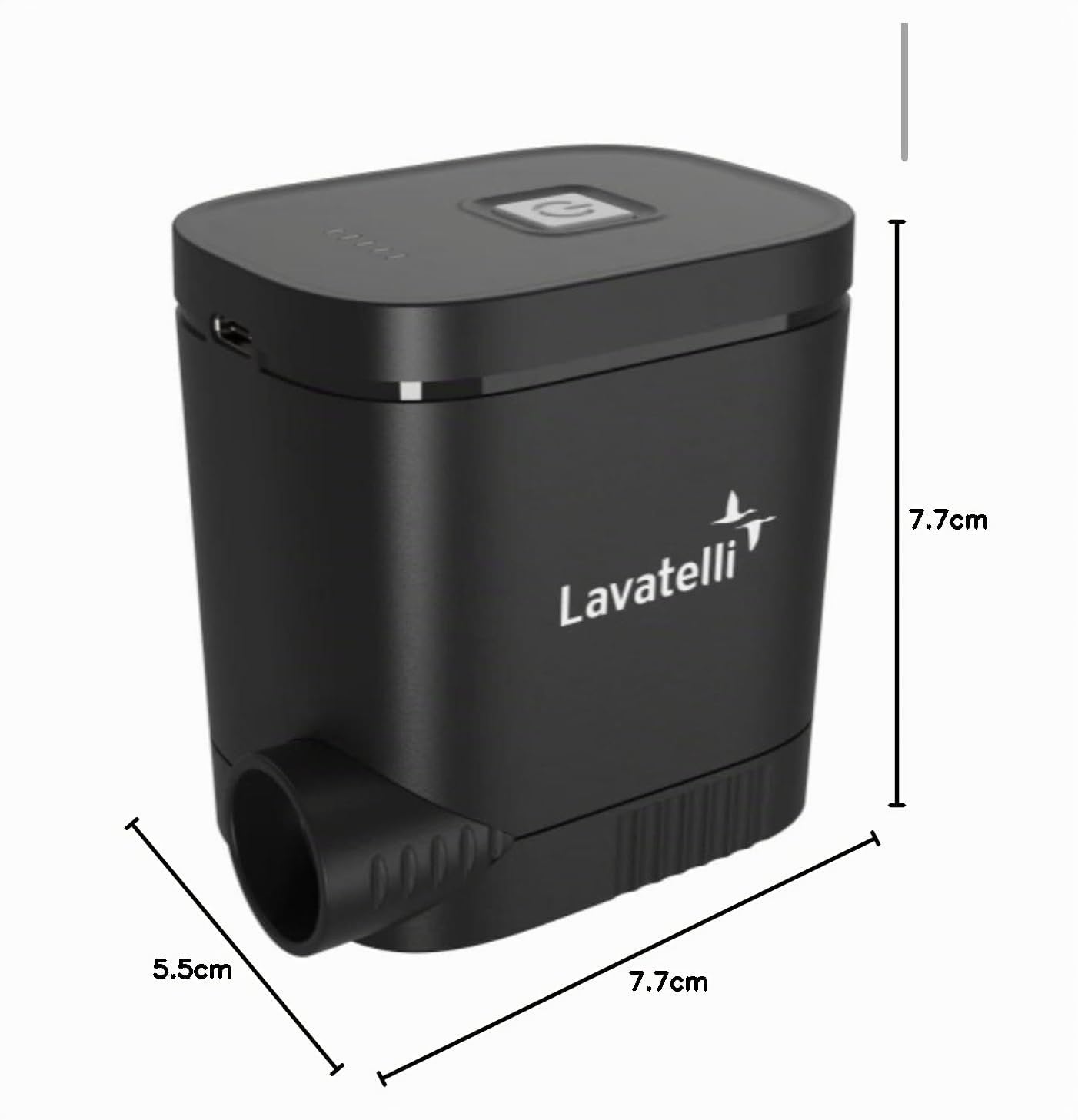 Lavatelli VAC-U-Power 3 en 1 – Pompe à Vide Portable sans Fil, Pompe Électrique & Power Bank | Compacte, Puissante, USB-C, pour Sacs, Voyage, Camping, Matelas, Valises, Sacs à Dos, Piscine et Maison
