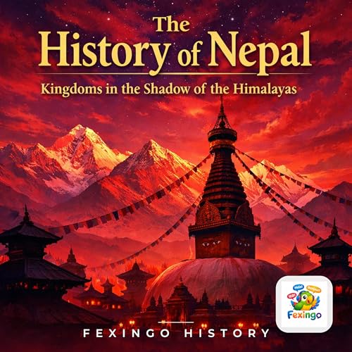 The History of Nepal: Kingdoms in the Shadow of the Himalayas &mdash; Fexingo History cover art