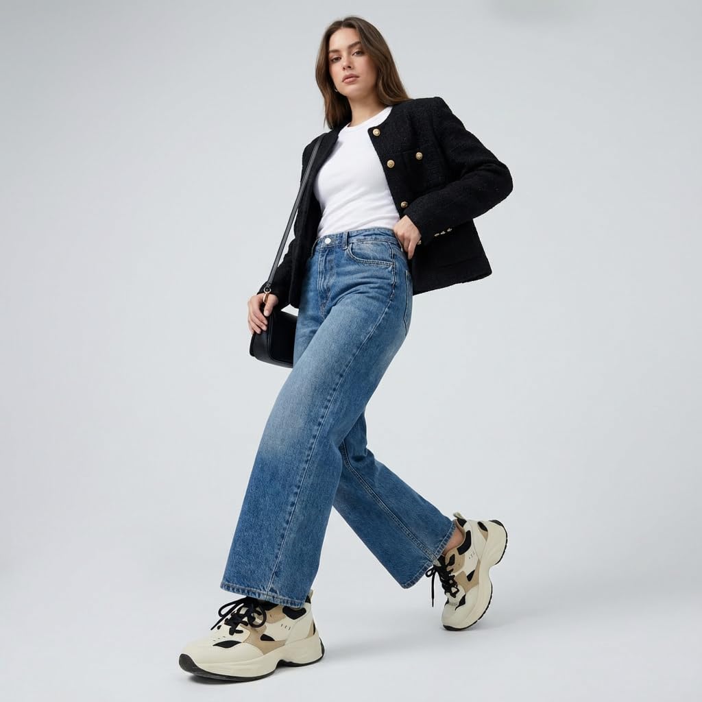 CUSHIONAIRE Women's Strike Chunky Sneaker +Memory Foam, Wide Widths Available - Image 7