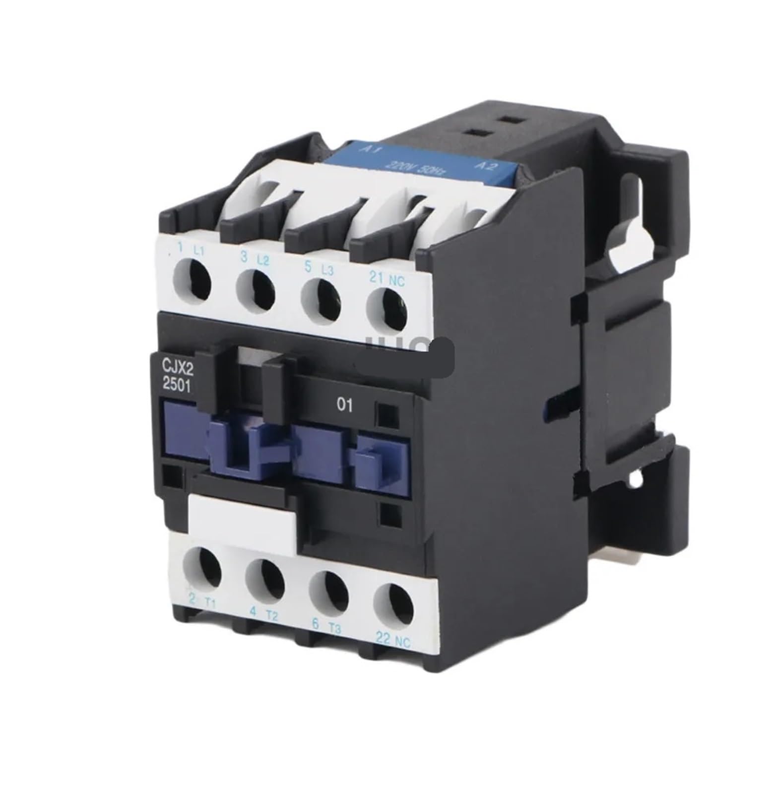 CJX2-2510 relé de Contactor de Motor de CA, trifásico, 25A, 3 polos, 1NO, 24VAC, 36V, 380V, 220V, contactos magnéticos de Motor de voltios de bobina, carril Din de 35mm, 1 Uds.(AC36V)