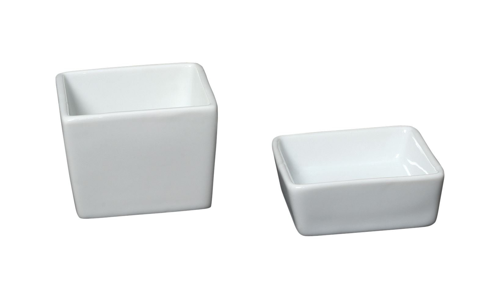 Genware NEV-353006 Royal Square Dish, 4 pieces Fit 353028 (Pack of 12)