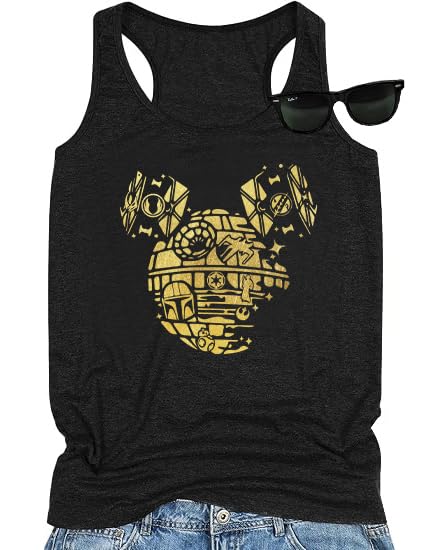 Magical Tank Top Women Magical Kingdom Tshirts Summer Casual Vacation Graphic Short Sleeve Vest