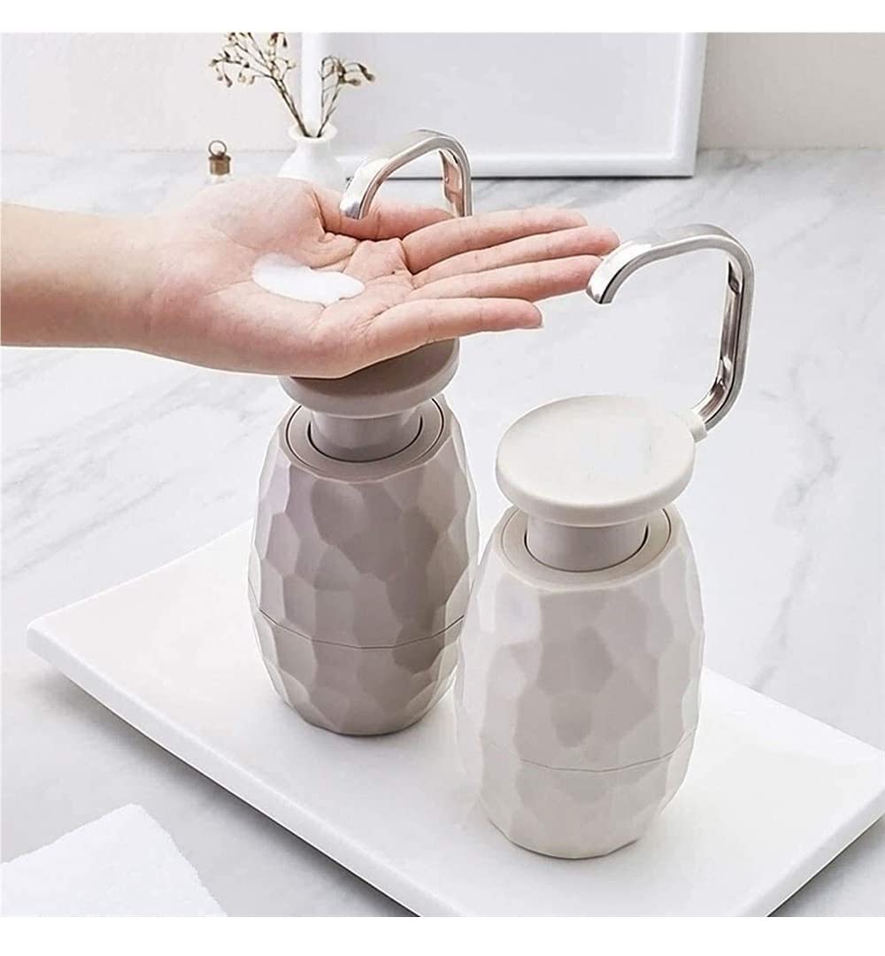Dispenser per Lozioni, Dispenser Di Sapone Liquido Ricaricabile Antiscivolo In Plastica Per Bagno Bagno, Piano di Lavoro(B)