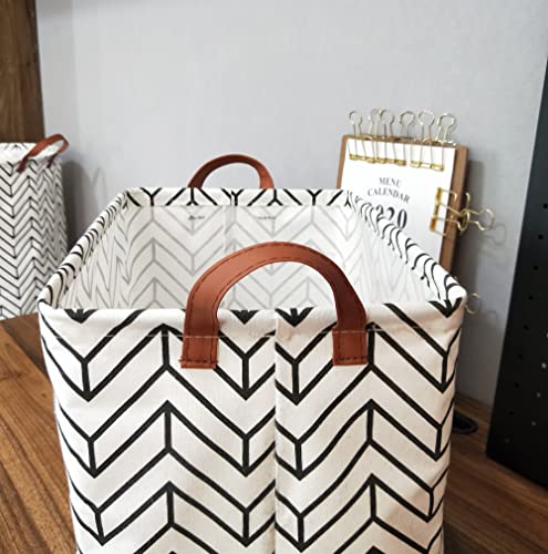 Image of Rectangular Storage Box Basket for Baby, Kids or Pets - Fabric Collapsible Storage Bin for Organizing Toys,Nursery Basket,Clothing,Books, Gift Baskets (geometry)