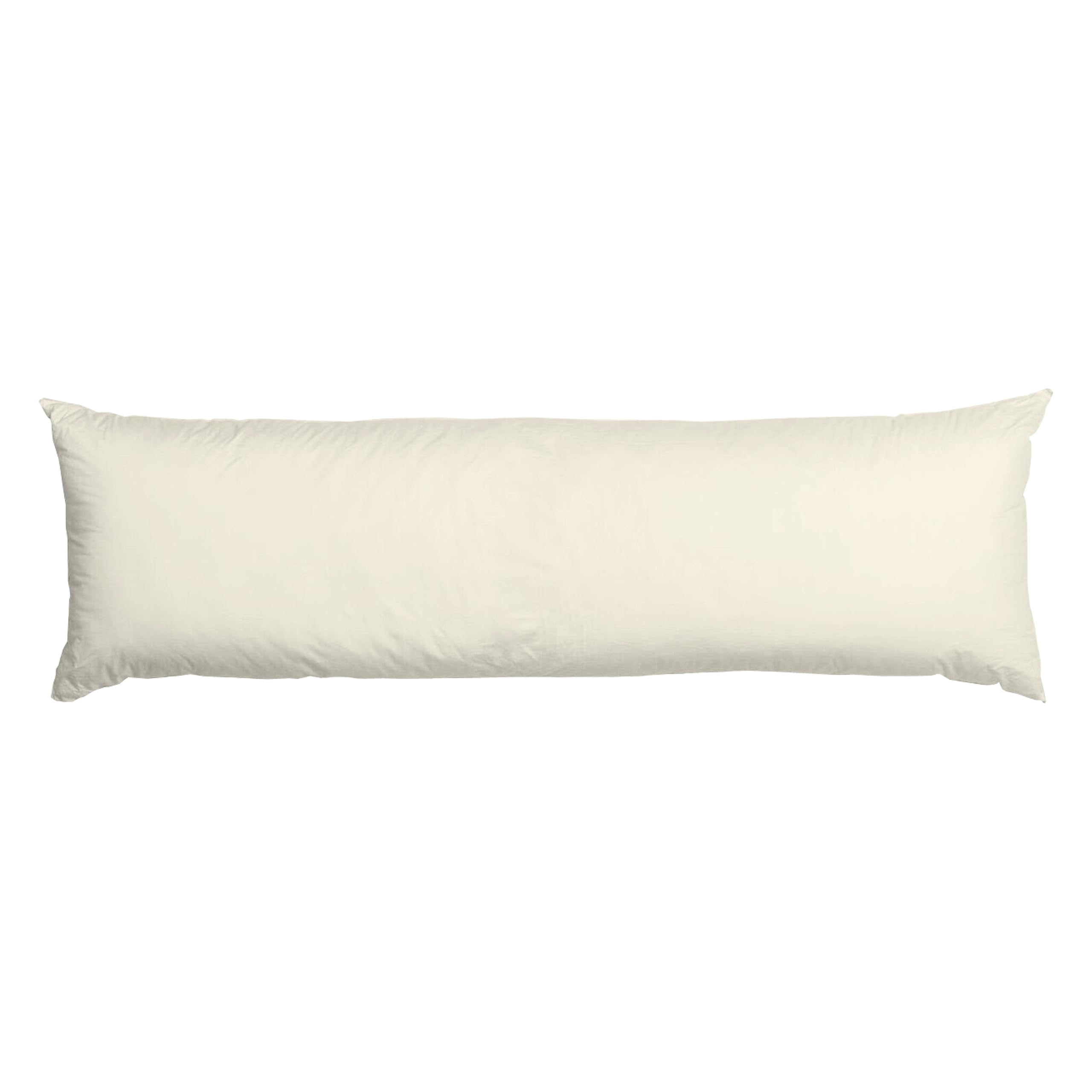 AmigoZone Bolster Pillow (Super King 6FT)- Hollowfiber Filled Body Support, Long Pillow for Maternity, Side Sleeper With Free Case (Cream, Super King 6FT (72