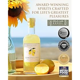 Buy English Spirit Lemon Gin Liqueur 50cl – Refreshing 22% ABV with Fresh Lemon Juice for Perfect Cocktails and Boozy Sherbet – ENGLISH SPIRIT