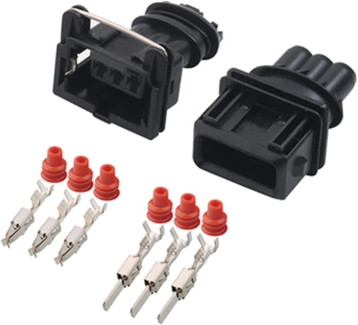 15/10/20 Sets 2 3 Pin TE 3.5mm Waterproof Connector 282189-1 Fit Compatible with Junior Power Timer Fuel Injector EV1 Ignition Coil and to/YO;TA (Color : 2p Female, Size : 1 Set)