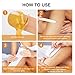 Sugar Wax For Painless Waxing – Gentle On Skin And Less Painful Hair Removal In A Simple System, No Strips, No Heat, Sugar Wax Kit,At-Home Waxing For All Skin & Hair Types