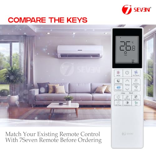 Image of 7SEVEN Compatible of Hitachi Split Inverter Ac Remote Original Yoshi 5400FXL RAS.G512PCAISF Model 272 Suitable for Ice Clean Eco Technology Air Conditioner