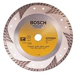 Bosch DB963 Premium Plus 9-Inch Dry Cutting Turbo Continuous Rim Diamond Saw Blade with 7/8-Inch Arbor for Masonry