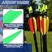 PATIKIL Arrows Vanes, 36 Pack 2.5 Inch Arrow Fletching Archery Arrow Feather Shield Fletch for DIY Target Shooting, Green