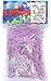 Rainbow Loom Glow Purple Rubber Bands with 24 C-Clips (600 Count)