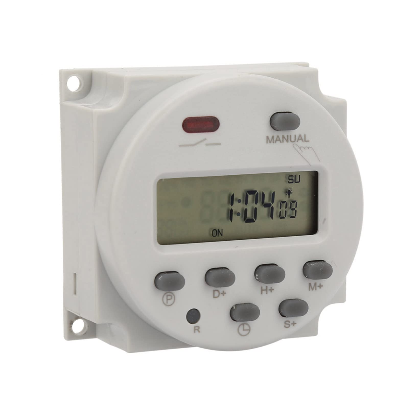 5VA 7 Tage programmierbarer Zeitschalter, Digitalanzeige, Kleiner Zeitrelaisschalter für elektronische Steuerung, genau und stabil(220V AC)