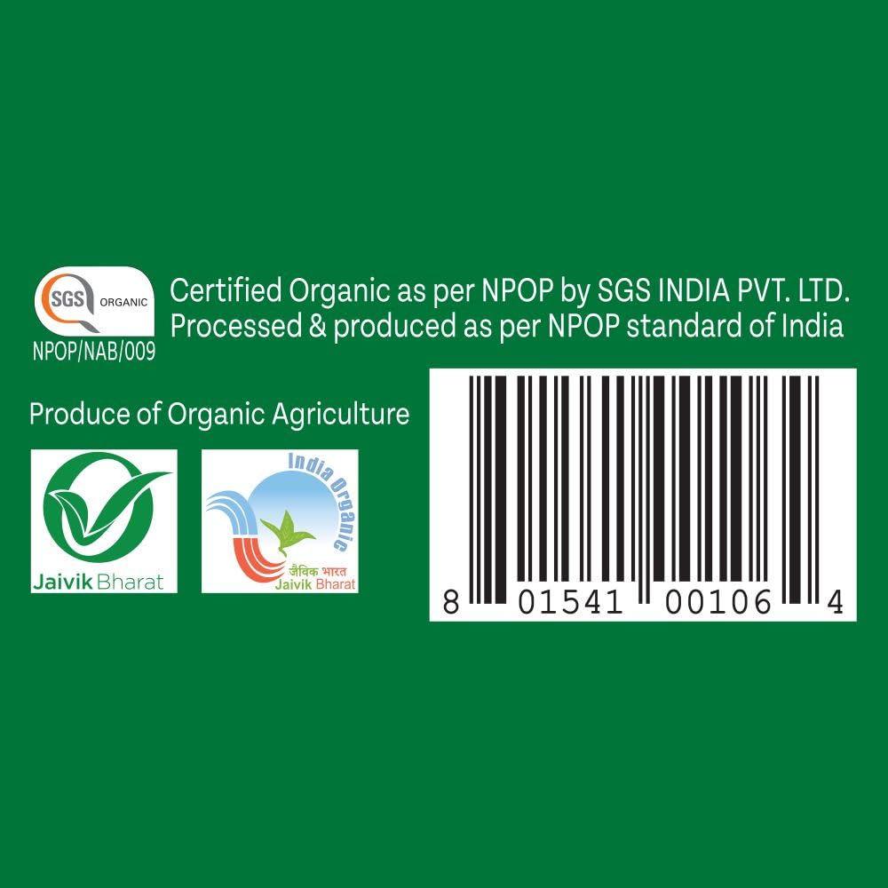 A TATA Product - Organic India Moringa Powder, Dietary Supplement, Superfood, Rich In Vitamins, Minerals & Amino Acids, For Immunity, Digestion & Energy, Gluten Free, Certified Organic, 200g, Pouch product image 5