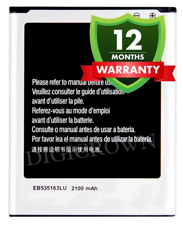Image of Original EB535163LU Battery Compatible for Samsung Galaxy Grand | Grand Duos | Grand Neo I9060 I9080 I9082 - (2100mAh) - 1 Year Warranty DF7