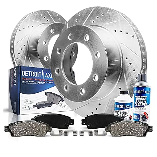 Detroit Axle - Front Brake Kit for 11-19 Chevy GMC Silverado Sierra 2500