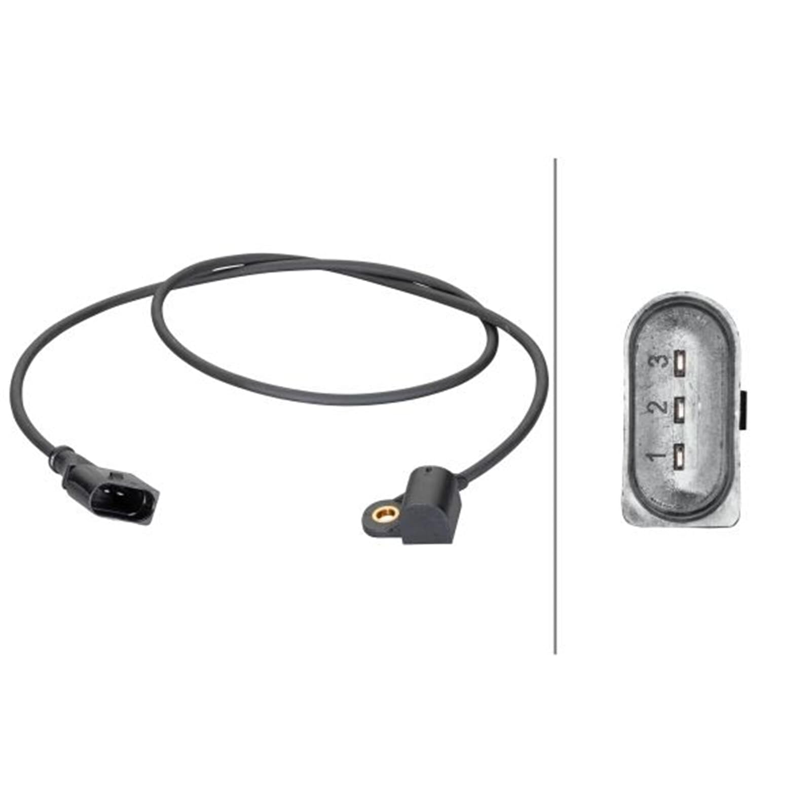 HELLA 6PU 013 122-701 Sensore, Posizione albero a camme, 3a... poli