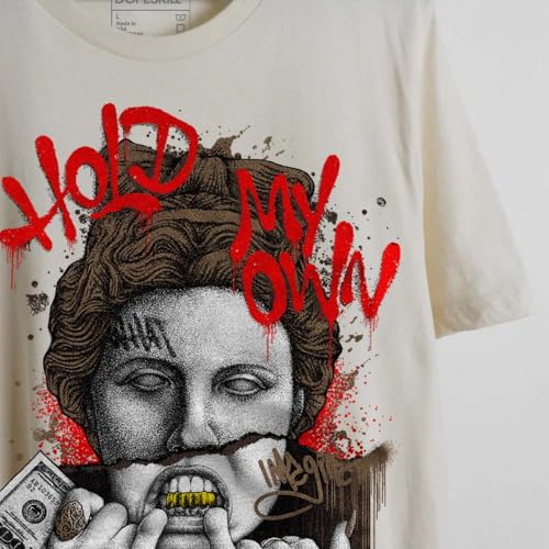 Image of DopeSkill Graphic Tee Streetwear Hip Hop Hypebeast Street Style Unisex T-Shirt Sneaker Colour Matching Shirts Cool Flexing