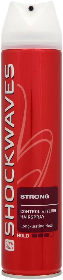 Wella Shockwaves Strong Control Styling Hairspray, 250 ml