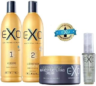 Exo Hair Kit Exoplastia Alisamento + Nanotron Mask