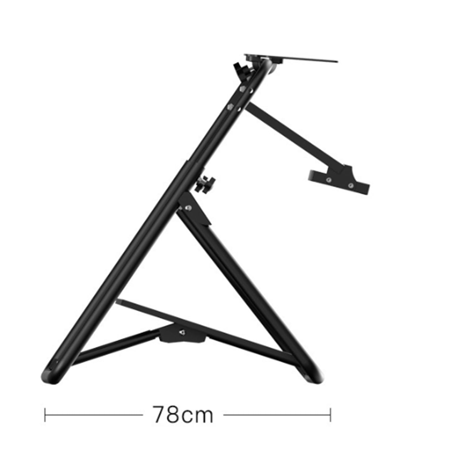 Fit Pieghevole con Ruota da Corsa, Supporto per Ruote da Corsa, Supporto del Volante, basi Universale Regolabile in Altezza Compatibile