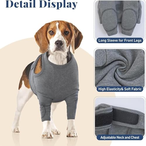 Protection coude pour chien pour empêcher le léchage et grattage - 8