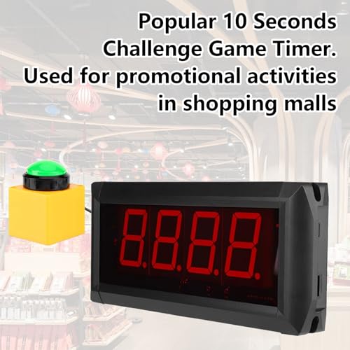 Compte à rebours LED 10s avec télécommande et buzzer - Affichage commercial 20m - 5