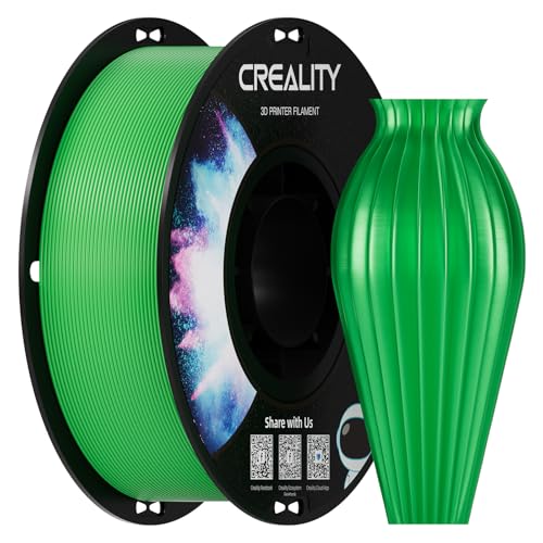 Image of Creality PETG Filament 1.75mm, Excellent Toughness High Precision, Odorless Non-Toxic Moistureproof, 1 kg(2.2lbs), Accuracy + /- 0.02mm (Green)