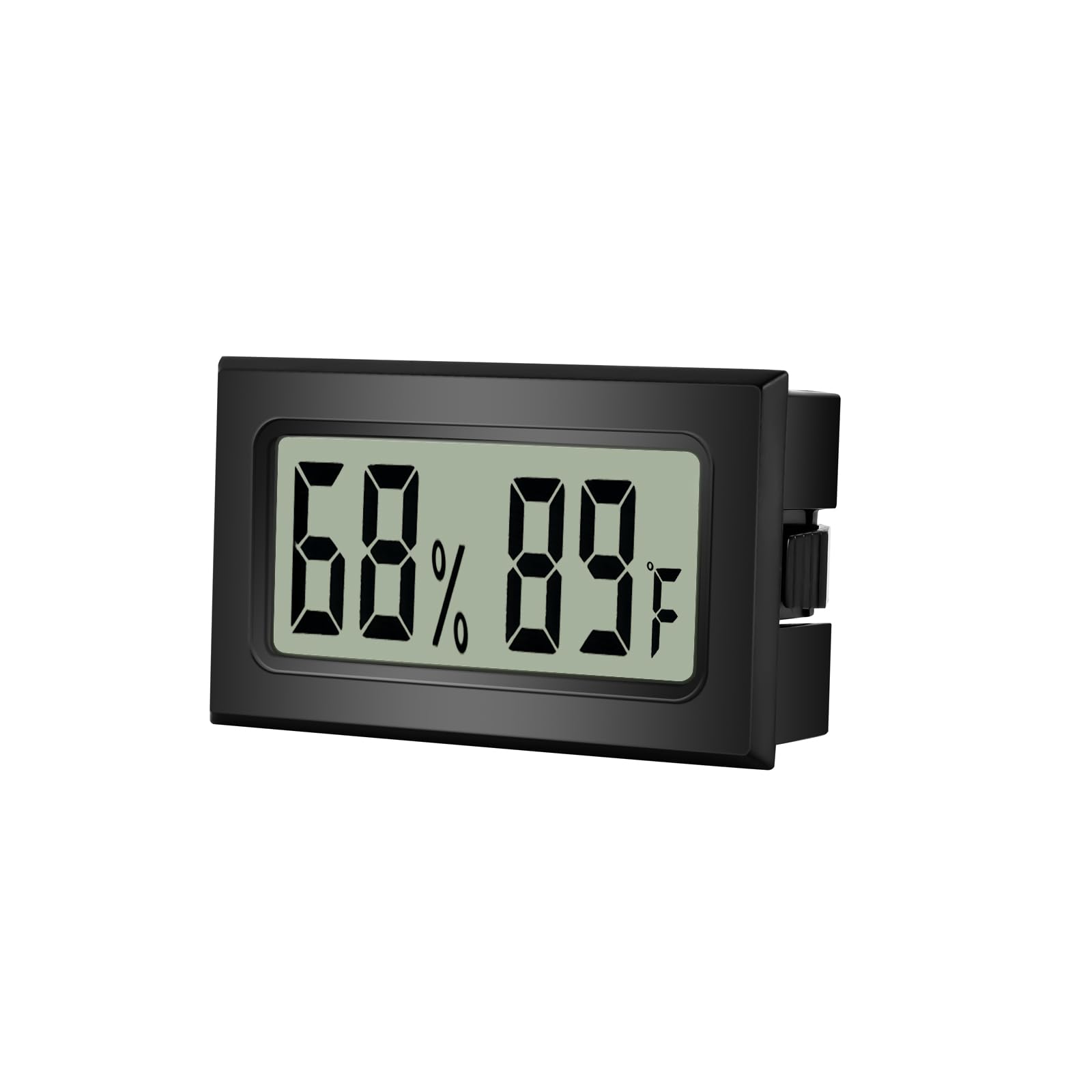 Termometro e igrometro per rettili, misuratore di temperatura interna Fahrenheit ℉, mini umidità digitale per esterni, ufficio, barattoli, incubatori, custodia per chitarra (1)