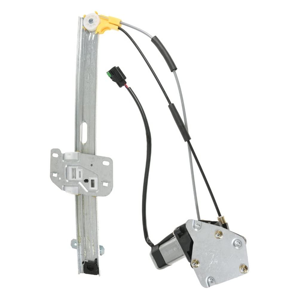 TRQ Front Right Power Window Regulator &amp; Motor Assembly Passenger Side Compatible with 1997-2001 Jeep Cherokee