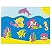 Baker Ross AF442 Mermaid Foam Stickers - Pack of 120, Self-adhesives, Perfect for Children to Decorate Collages and Crafts, Ideal for Schools, Craft Groups, Party Crafting, Home