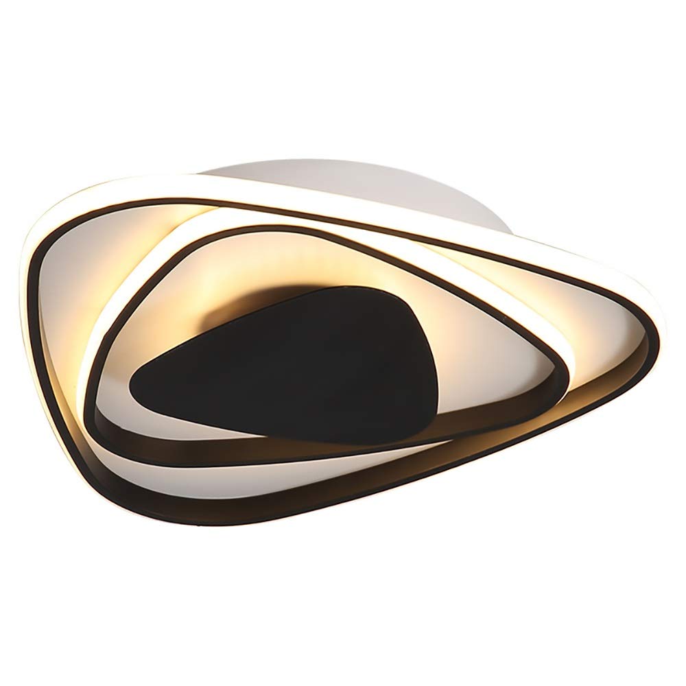 Lustre LED créatif en cœur luminaire décoratif noir