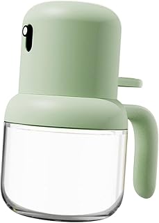 Duiaynke Botella dispensadora de aceite de 6 onzas para ensalada, barbacoa, asado, camping, color verde