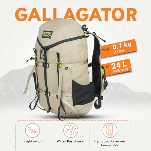Mystery Ranch Gallagator 25 Travel Bag to Hiking Backpack Daypack, Hummus Dobby, L/XL