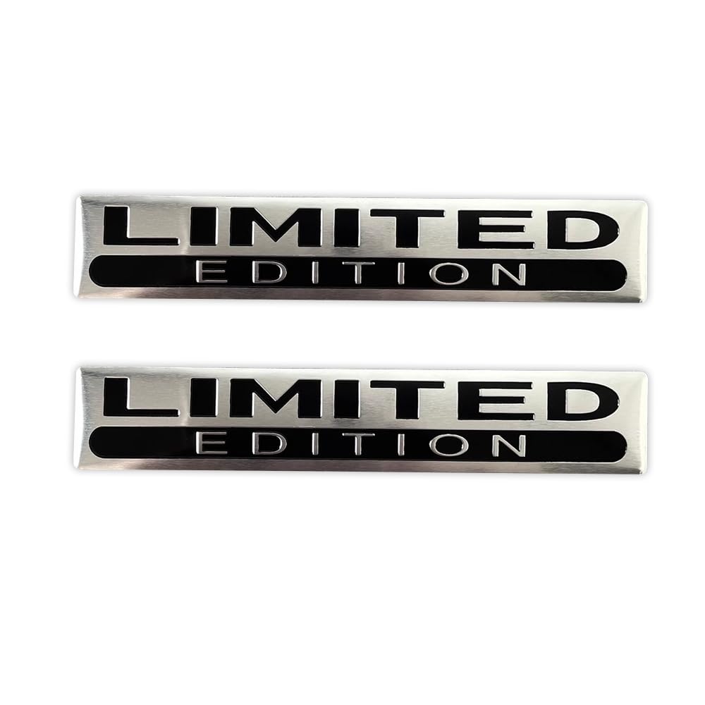 WENINETIES 2PCS Metal 3D Car Body Badges Sticker for Nissan Qashqai J10 J11, Trunk Fender Emblem Decal Accessorie,Emblem Logo Sticker Decoration Sticker,BlackSilver-3
