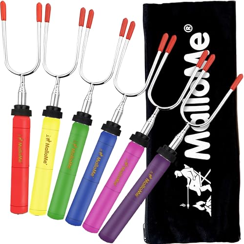 MalloMe Smores Sticks for Fire Pit - Premium 34 inch Marshmallow ...