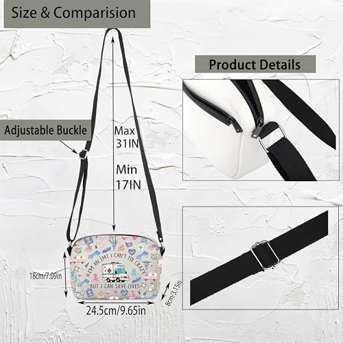 JNIAP Emergency Medical Technician Gift Paramedic Crossbody Bag For First Responders EMS Appreciation Gift2