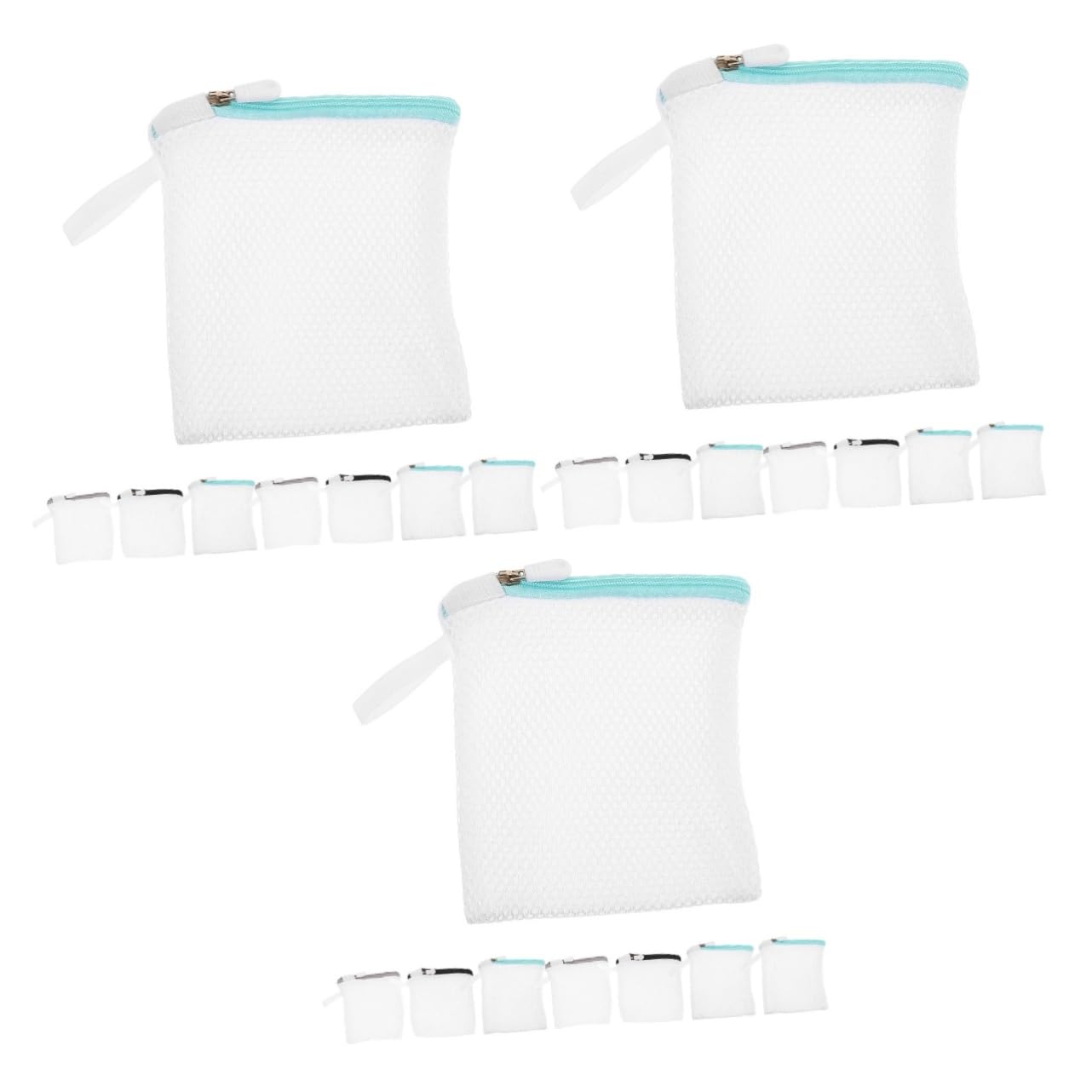 Alipis 24piezas Bolsas De Lavandería De Malla Bolsa Multifuncional Para Ropa Delicada Para Sujetadores y Ropa Interior Protección y Organización Viajes y Lavadoras