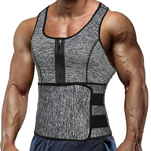 Débardeur de transpiration pour hommes avec sangle réglable de compression