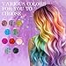 Hersun Hair Tinsel 10 Colors 3200 Strands 48in with Tools Fairy Tinsel Hair Extensions Kit Heat Heat Resistant Fairy Hair For Party For Girls & Women