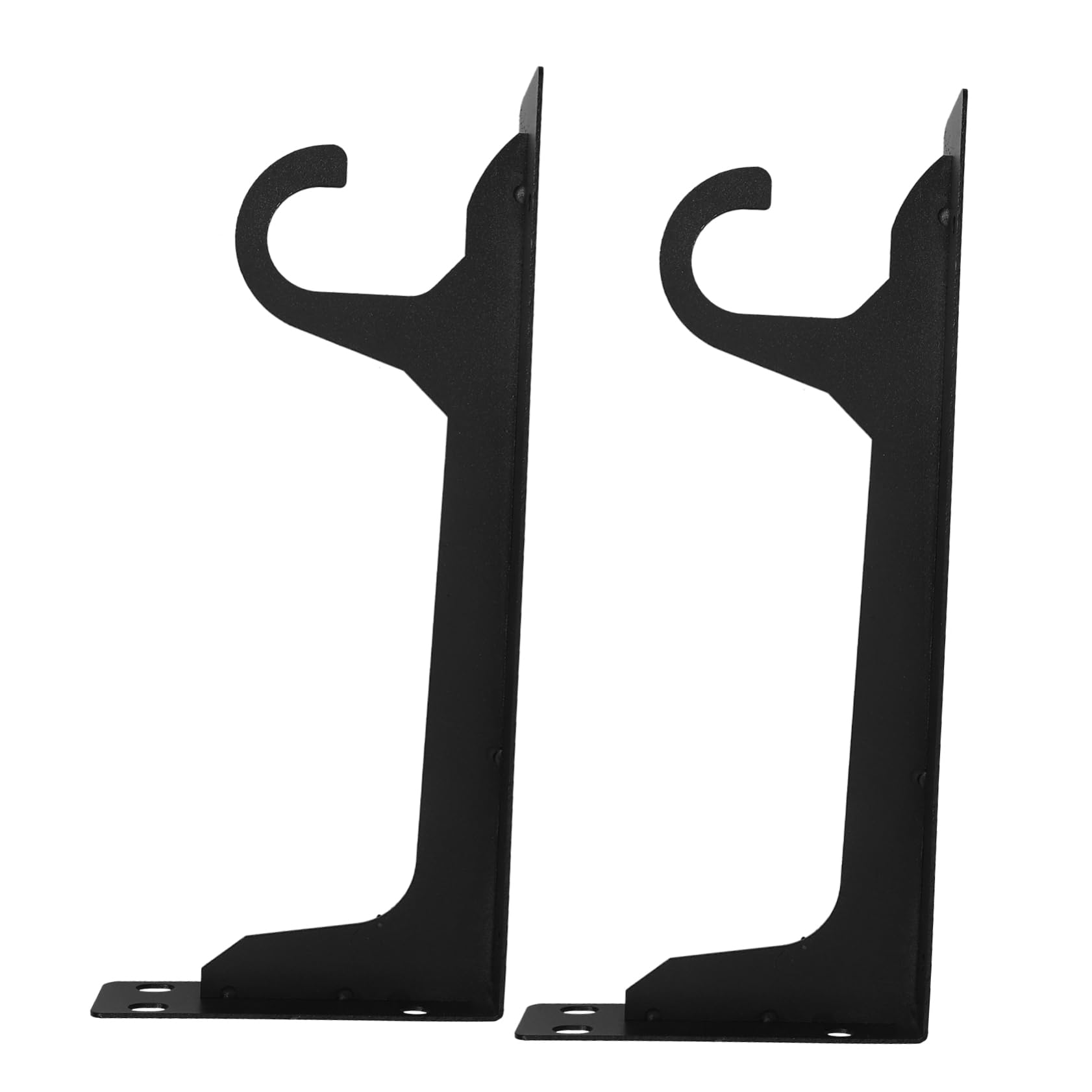 Support de tringle à vêtements mural robuste pour armoire en métal