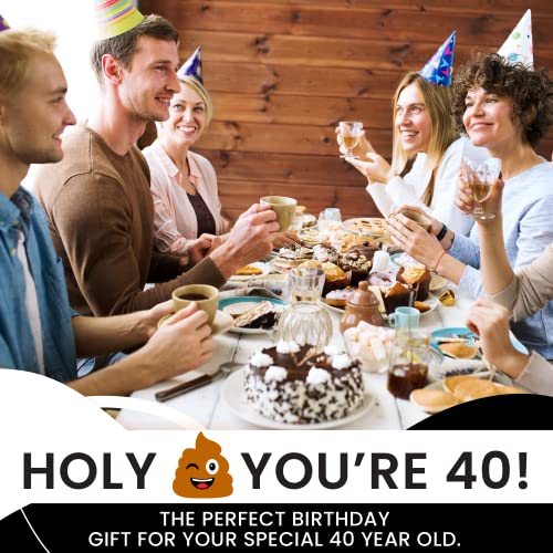 Papel higiénico 40 cumpleaños para quitar dramatismo a la edad con risas 4