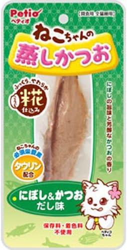 Amazon ペティオ ねこちゃんの蒸しかつおにぼしu0026かつおだし味